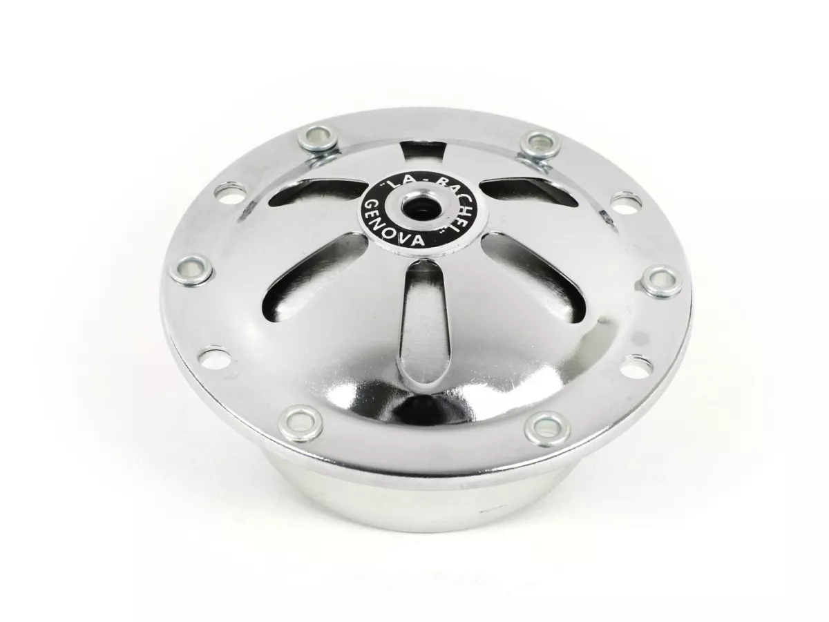 Avvisatore acustico (cicalino) -CASA LAMBRETTA- Lambretta C & LC, D & LD 125, Vespa VL3T, VB1T - Cromo