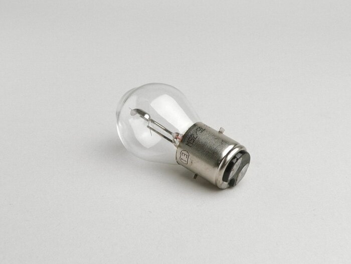 Light bulb -BA20d- 6V 35/35W - white