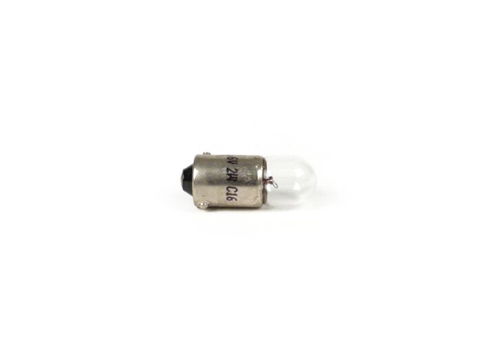Bombilla -BA9s- 6V 2W - Blanca (utilizada como luz del velocímetro)