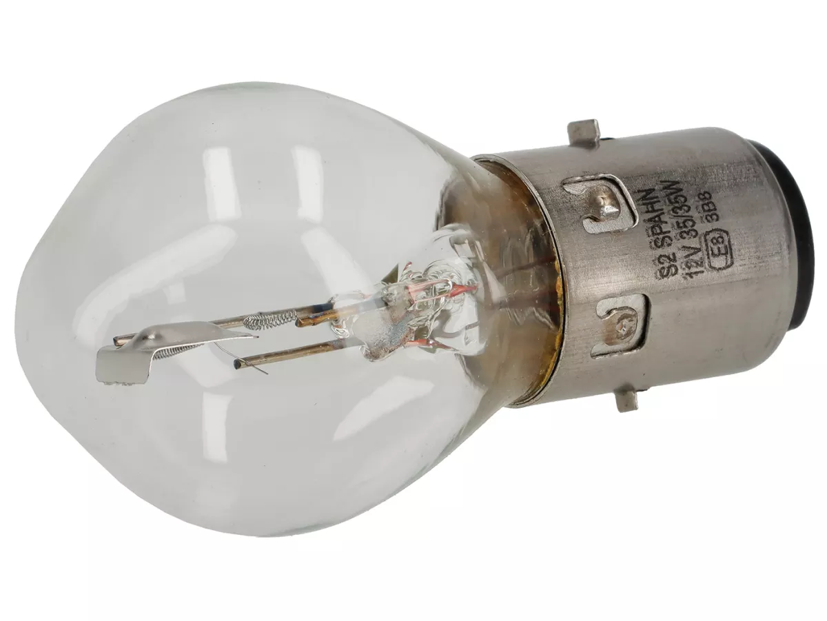 Lamp -BA20d- 12V 35/35W - Wit