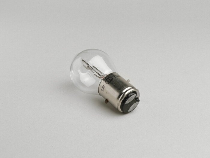 Lampadina -BA20d- 12V 25/25W - Bianco