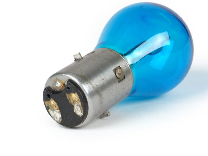 Bombilla -BA20d- 12V 35/35W - Azul Xenon Style