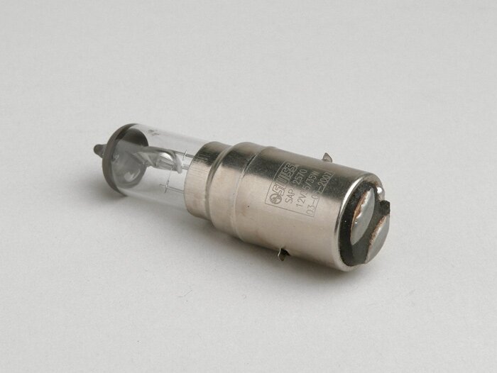 Bombilla -BA20d- 12V 35/35W Halógena - Blanca