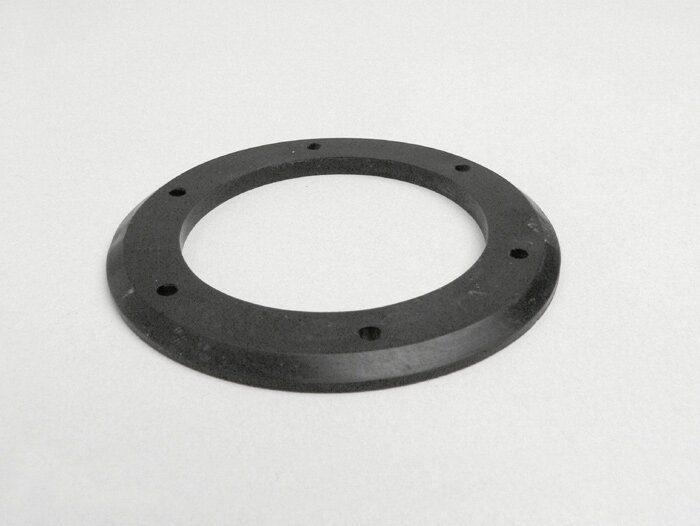 Horn gasket -OEM QUALITY, Ø=54x78x4mm- Vespa Rally180 (VSD1T), Rally200 (VSE1T), Sprint150 (VLB1T), Sprint Veloce, TS125 (VNL3T), Super, GT125 (VNL2T), GTR125 (VNL2T), GL150 (VLA1T), SS180 (VSC1T) - black