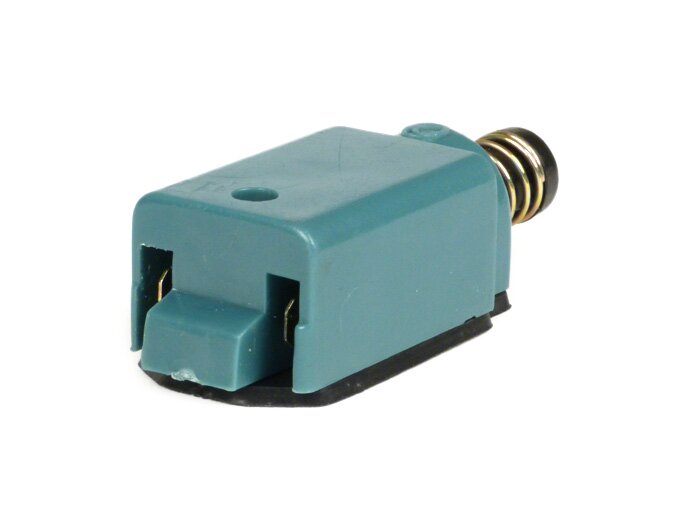 Interruptor luz de freno -CALIDAD OEM- Vespa PV125, ET3, PX80, PX125, PX150, PX200 (modelos sin intermitentes) - Contacto NC (azul/negro)