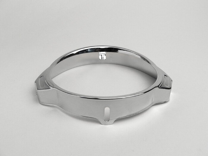 Headlight rim -OEM QUALITY Ø=146mm- P old model - chrome
