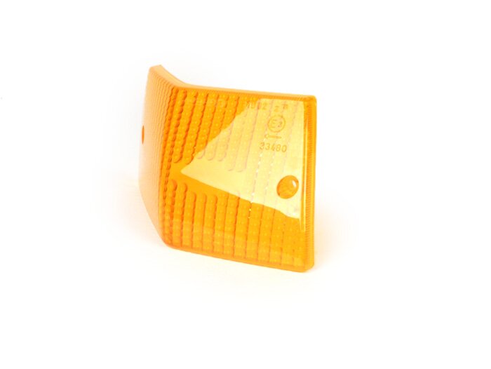 Indicator lens -SIEM- Vespa PX80, PX125, PX150, PX200, T5 125cc rear lhs - amber
