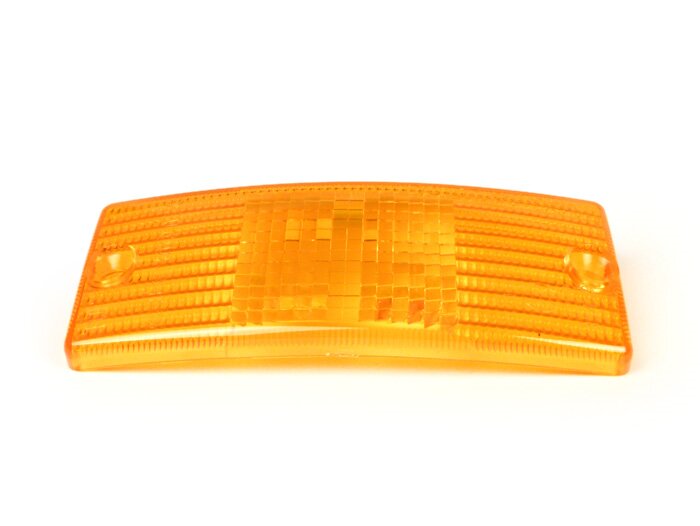 Indicator lens -SIEM- Vespa PX80, PX125, PX150, PX200, T5 125cc front lhs - amber