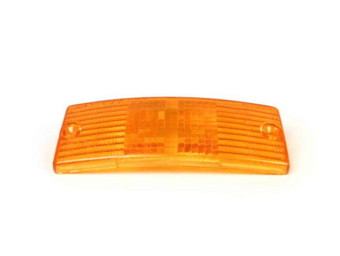 Indikatorglas -SIEM- Vespa PX80, PX125, PX150, PX200, T5 125cc fram höger - Orange