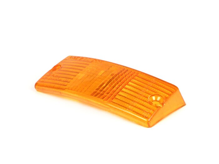 Indikatorglas -SIEM- Vespa PX80, PX125, PX150, PX200, T5 125cc fram höger - Orange