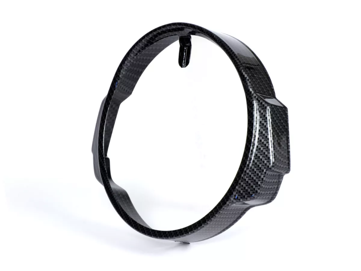 Cincin trim lampu depan -CIF- Vespa PX Lusso - Tampilan karbon