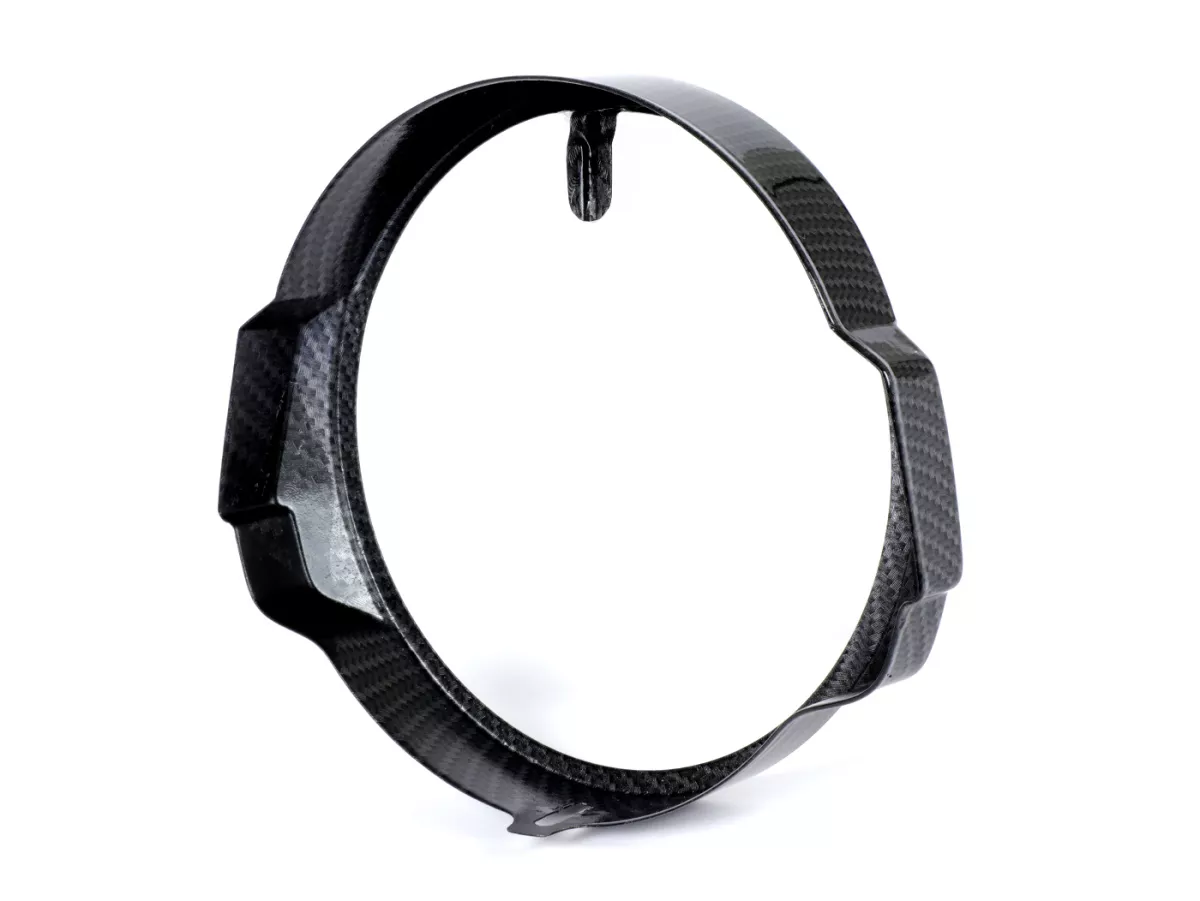 Cincin trim lampu depan -CIF- Vespa PX Lusso - Tampilan karbon