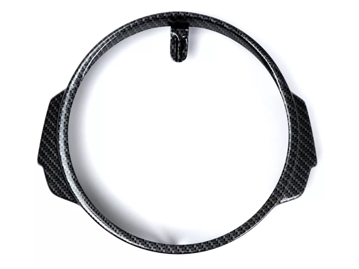Cincin trim lampu depan -CIF- Vespa PX Lusso - Tampilan karbon