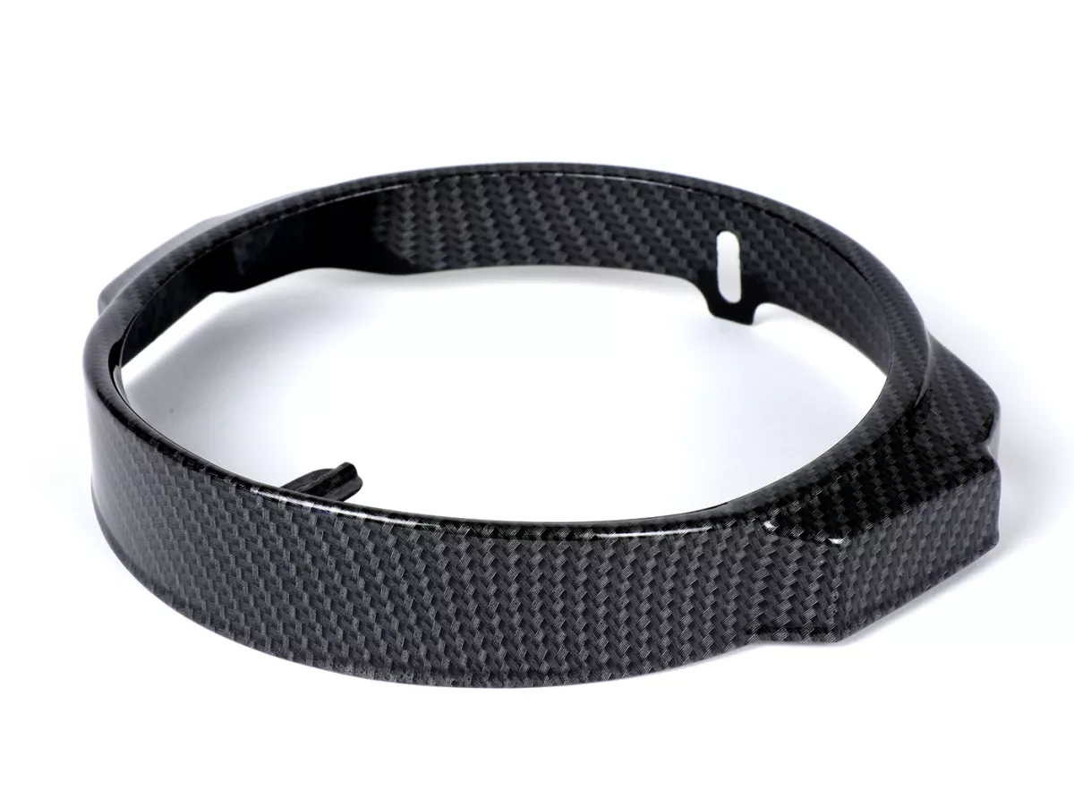 Cincin trim lampu depan -CIF- Vespa PX Lusso - Tampilan karbon