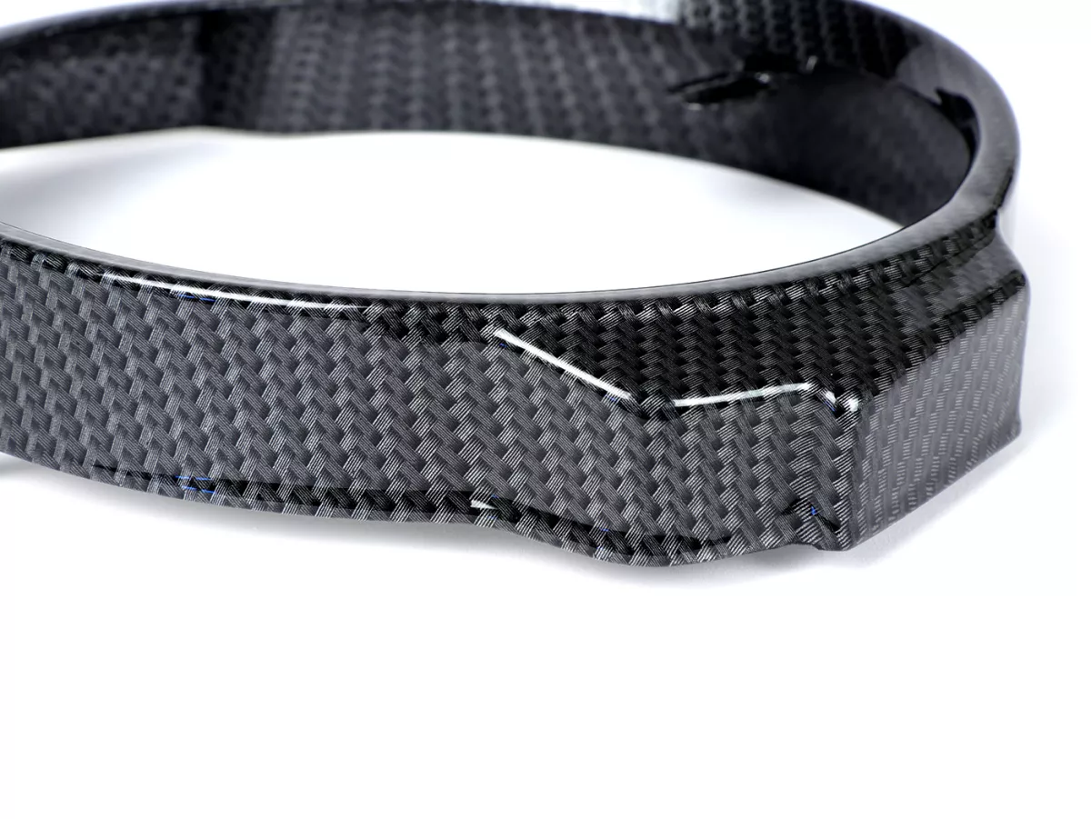 Cincin trim lampu depan -CIF- Vespa PX Lusso - Tampilan karbon