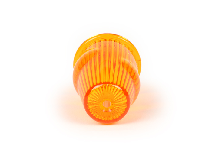 Indicatieglas -MOTO NOSTRA stuurindicator - Vespa Rally180 (VSD1T), Rally200 (VSE1T), Sprint, V50, PV125, ET3 - oranje