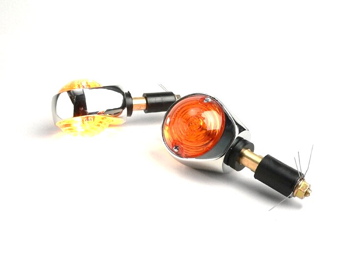 Pair of indicators -BULLS EYE- universal - amber