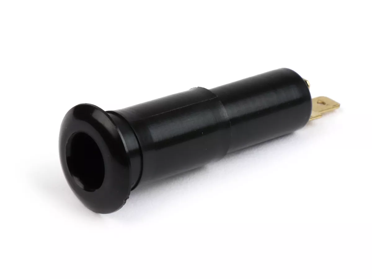 Indicator wire - PIAGGIO- Vespa PX80, PX125, PX150, PX200- side panels with internal fastener - Ø12.8mm, without wire, connector plug 4.3mm