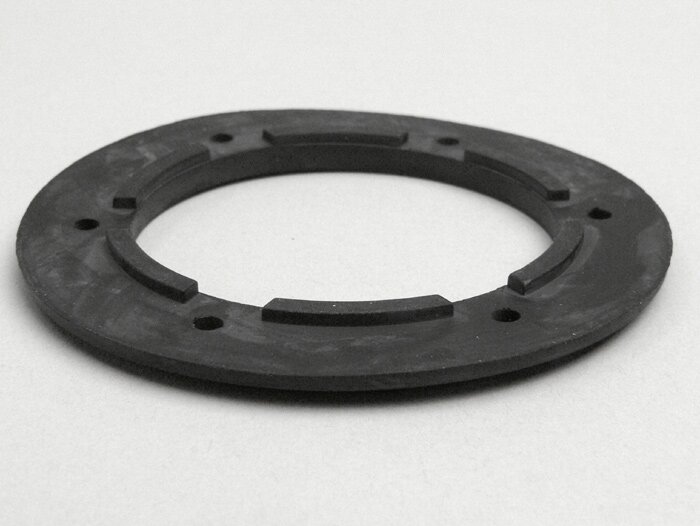 Joint klaxon -QUALITÉ OEM, Ø=54x81x4mm- Vespa V50, V90, SS50, SS90, PV125, ET3 - noir Vespa