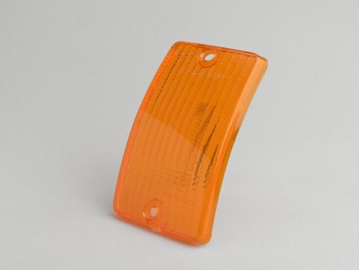 Indicator lens -PIAGGIO- Vespa PK50 XL, PK125 XL front lhs - amber