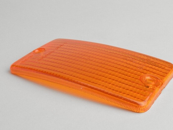 Indicator lens -PIAGGIO- Vespa PK50 XL, PK125 XL front lhs - amber