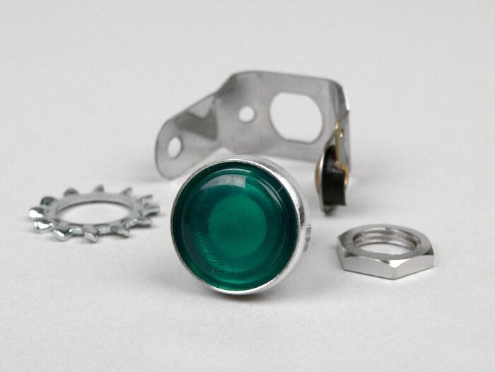 Warning light -VESPA- Vespa Rally180 (VSD1T), Vespa Rally200 (VSE1T), TS125 (VNL3T), GTR125 (VNL2T), Sprint Veloce - green
