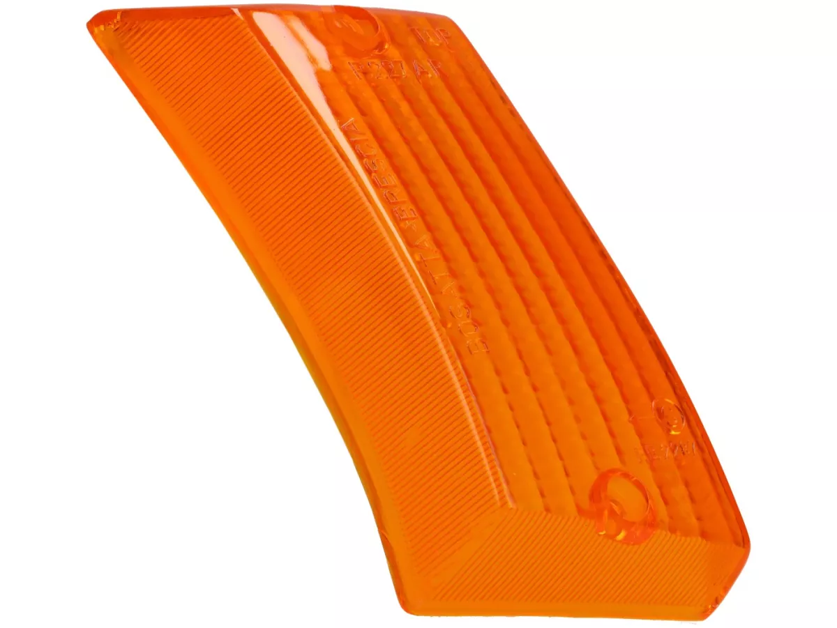 Indicator lens -BOSATTA- Vespa PK125 ETS rear lhs - amber