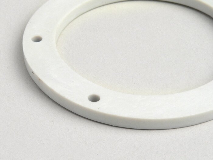 Horn gasket -OEM QUALITY, Ø=54x74x4mm- Vespa VNA, VNB, VL1, VB1T, VBA, VBB, GS150 / GS3, GS160 / GS4 (VSB1T) - grey
