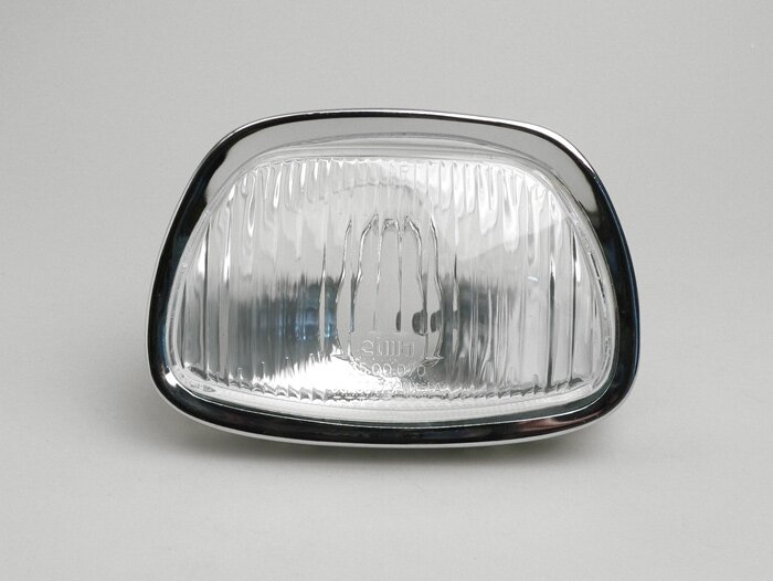 Headlight -OEM QUALITY trapezoid- Sprint150 (VLB1T), GL150 (VLA1T), GT125 (VNL2T), SS180 (VSC1T) - glass