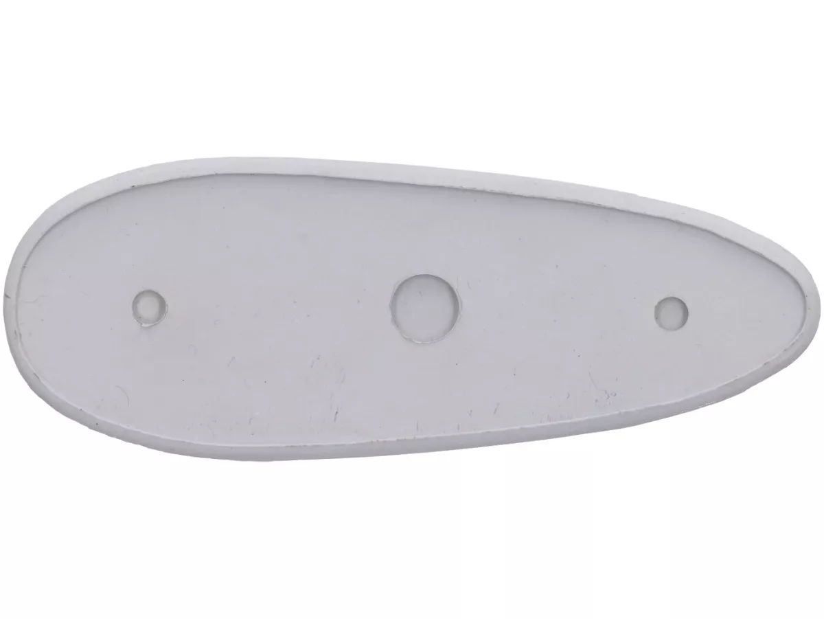 Gommino indicatore -VESPA- copertura laterale- Vespa VBB, VBA, Vespa 125 (T1, T2, VNA, VNB - modelli tedeschi), Vespa 150 (T4, VGLA/B - modelli tedeschi), Vespa GS150 / GS3 (VDTS - modelli tedeschi) - grigio
