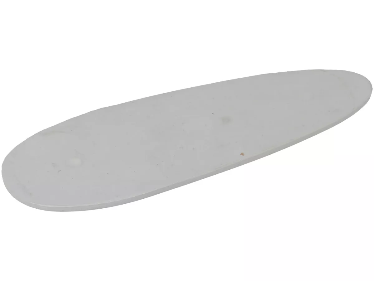 Gommino indicatore -VESPA- copertura laterale- Vespa VBB, VBA, Vespa 125 (T1, T2, VNA, VNB - modelli tedeschi), Vespa 150 (T4, VGLA/B - modelli tedeschi), Vespa GS150 / GS3 (VDTS - modelli tedeschi) - grigio