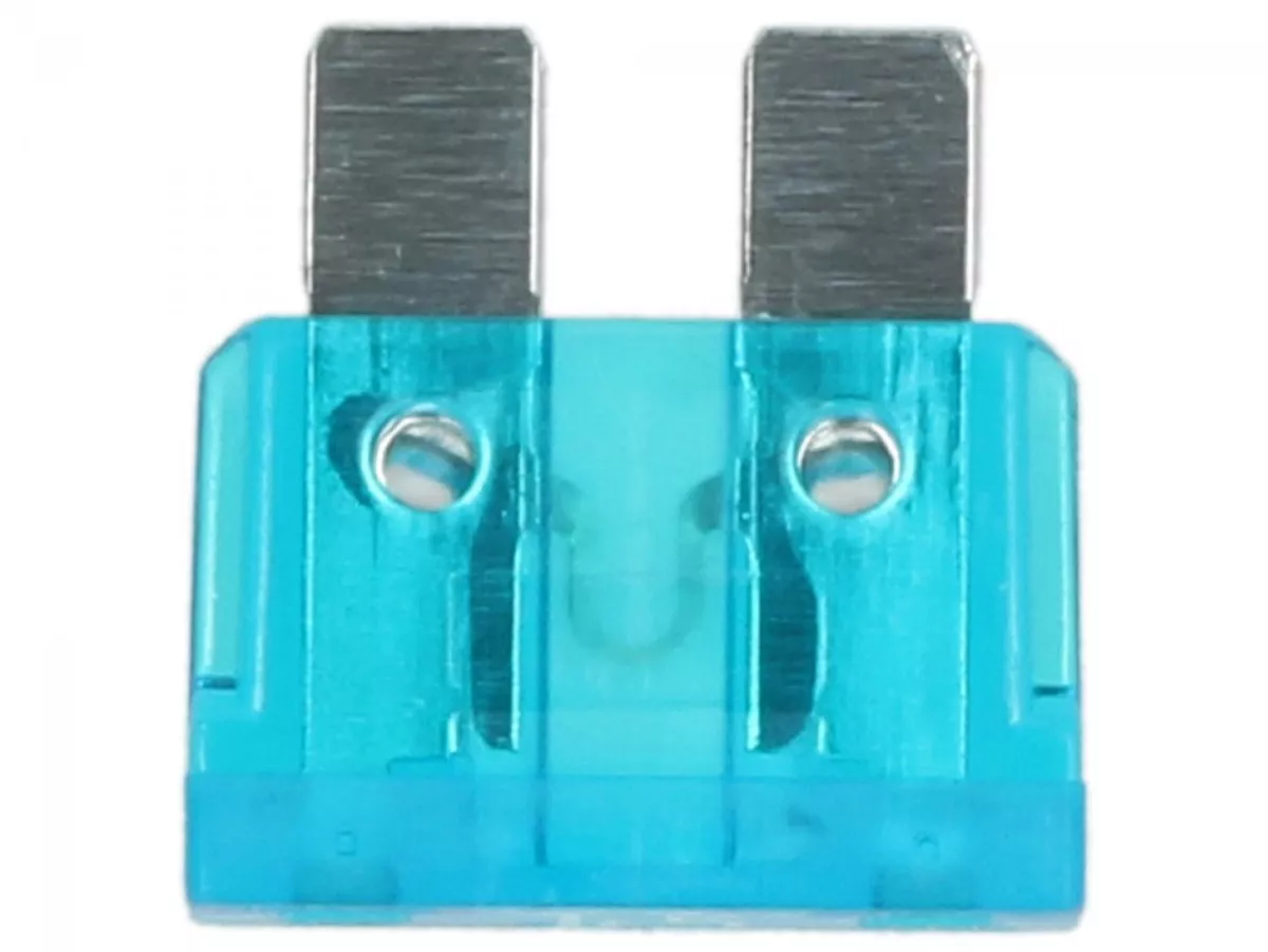 Zekering - Platte zekering (type ATO, MIDI, FK2, TF) -15A - turkoois