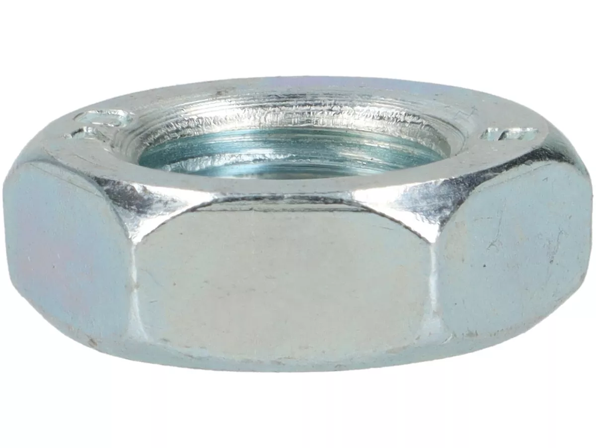 Ecrou plat -DIN 439- M12 x 1,50 (monté sur axe roue avant Lambretta LI, LIS, SX, TV, DL, GP, J, Lui, A, B, C, LC, D, LD, E, F)
