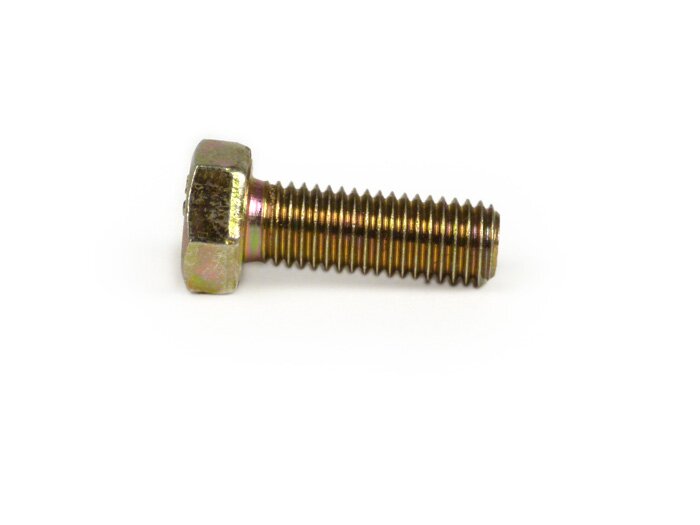 Vis -DIN 933- M7 x 20mm (8.8 résistance à la rupture) - chromé jaune