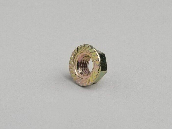 Nut with serrated flange -DIN 6923- M8