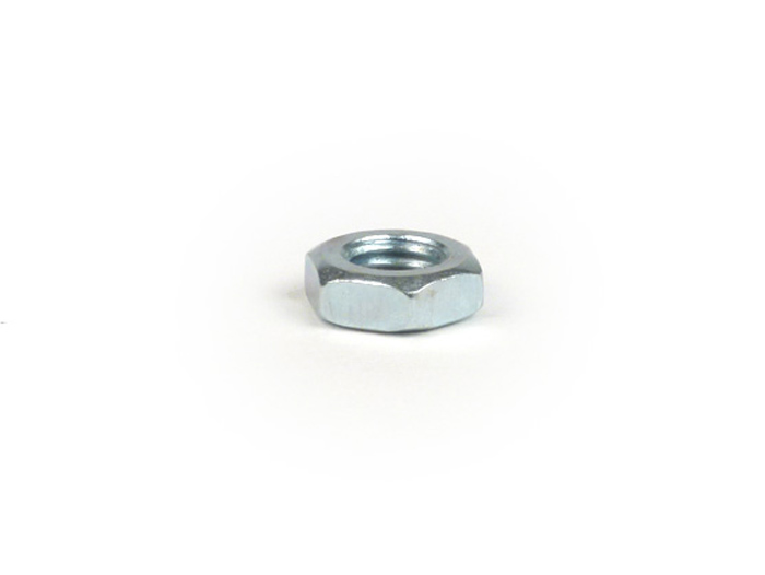 Dado piatto -DIN 439- M10 x 1,50 (usato per bullone traversa Vespa V50, PV125, ET3, PK, usato per ammortizzatore/motore Vespa PX (dal 1984), T5 125cc, Cosa, PK S, PK XL, usato per ammortizzatore anteriore Rally, Sprint, GT, VBB, Wideframe GS150, VM,V