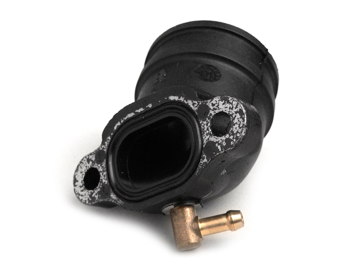 Intake manifold -PIAGGIO 125cc 4T 2V AC (1st generation/pre Leader) - Piaggio Sfera, Liberty, Aprilia Habana, Mojito, Vespa ET4, Italjet Torpedo, Benelli Adiva - 1 vacuum connection