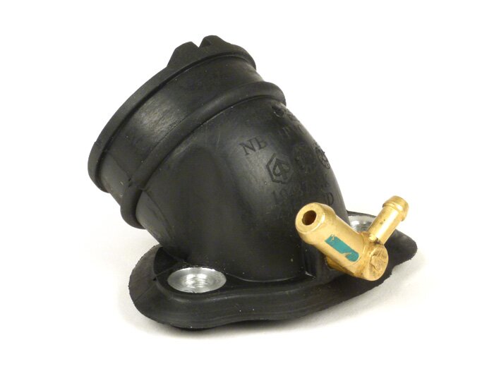 Intake manifold -PIAGGIO 125-200cc 4T 2V AC Leader- Aprilia Mojito, SR Motard, Vespa ET4, LX, LXV, Piaggio X8, Fly, Liberty - 2 Vacuum connections