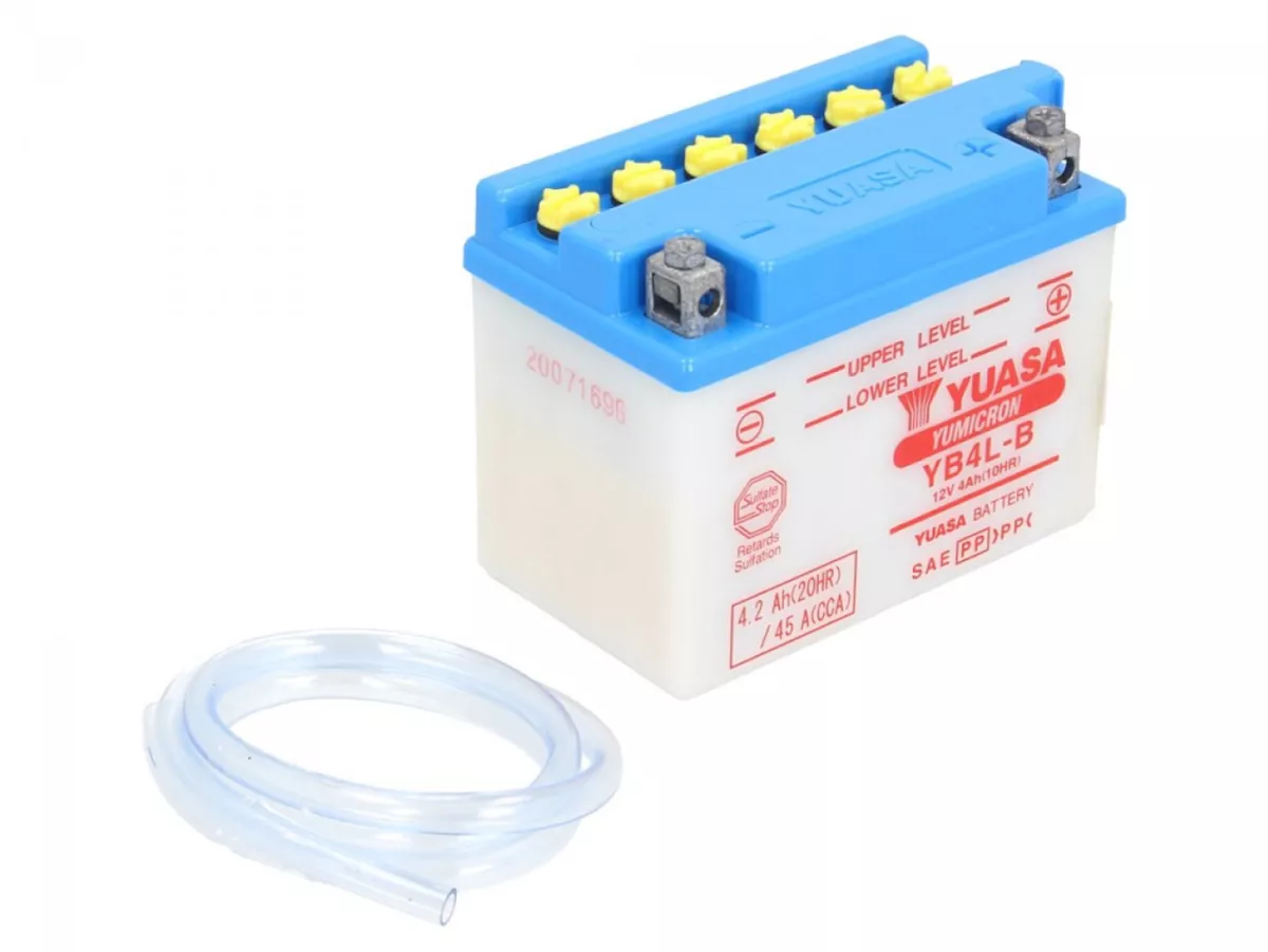 Batterie -Standard YUASA YB4L-B- 12V 4Ah - 120x70x92mm