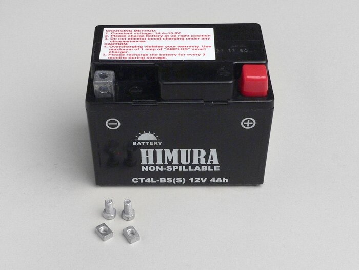 Batterij -Gel YTX4L-BS- 12V 4Ah - 112x68x86mm
