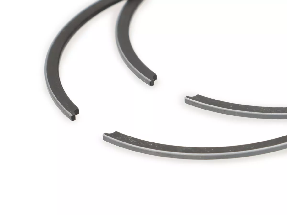 Jeu segments de piston -AIRSAL T6 Racing- Minarelli 70cc (cylindre vertical) - Ø=47.6mm - BOOSTER, BUMP50, BWS50, SLIDER50, SPY, SR50 (-1994), STUNT, ZUMA50, AMICO