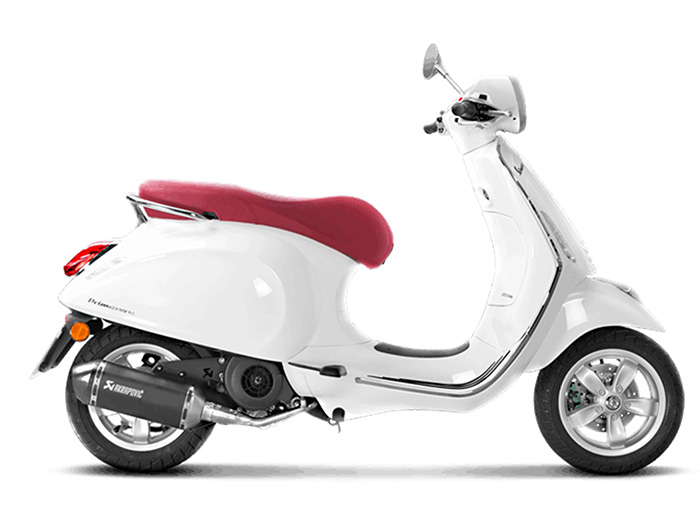 Uitlaat -AKRAPOVIC Racing Line (SS), Euro 3, Euro 4- Vespa Primavera 125 (ZAPM81100, ZAPM81101, ZAPMA1100, ZAPMA1101), Vespa Primavera 150 (ZAPM81200, ZAPM81201, ZAPMA1200, ZAPMA1201), Vespa Sprint 125 (ZAPM81300, ZAPM81301, ZAPMA1300, ZAPMA1301), Vespa S