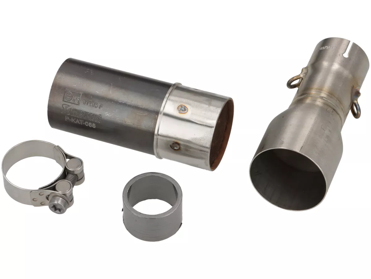 Uitlaat -AKRAPOVIC Slip-On Line (SS), Euro 5- Vespa Primavera 125 (ZAPMD1100), Vespa Primavera 150 (ZAPMD120), Vespa Sprint 125 (ZAPMD1101), Vespa Sprint 150 (ZAPMD1201) - roestvrij staal zwart