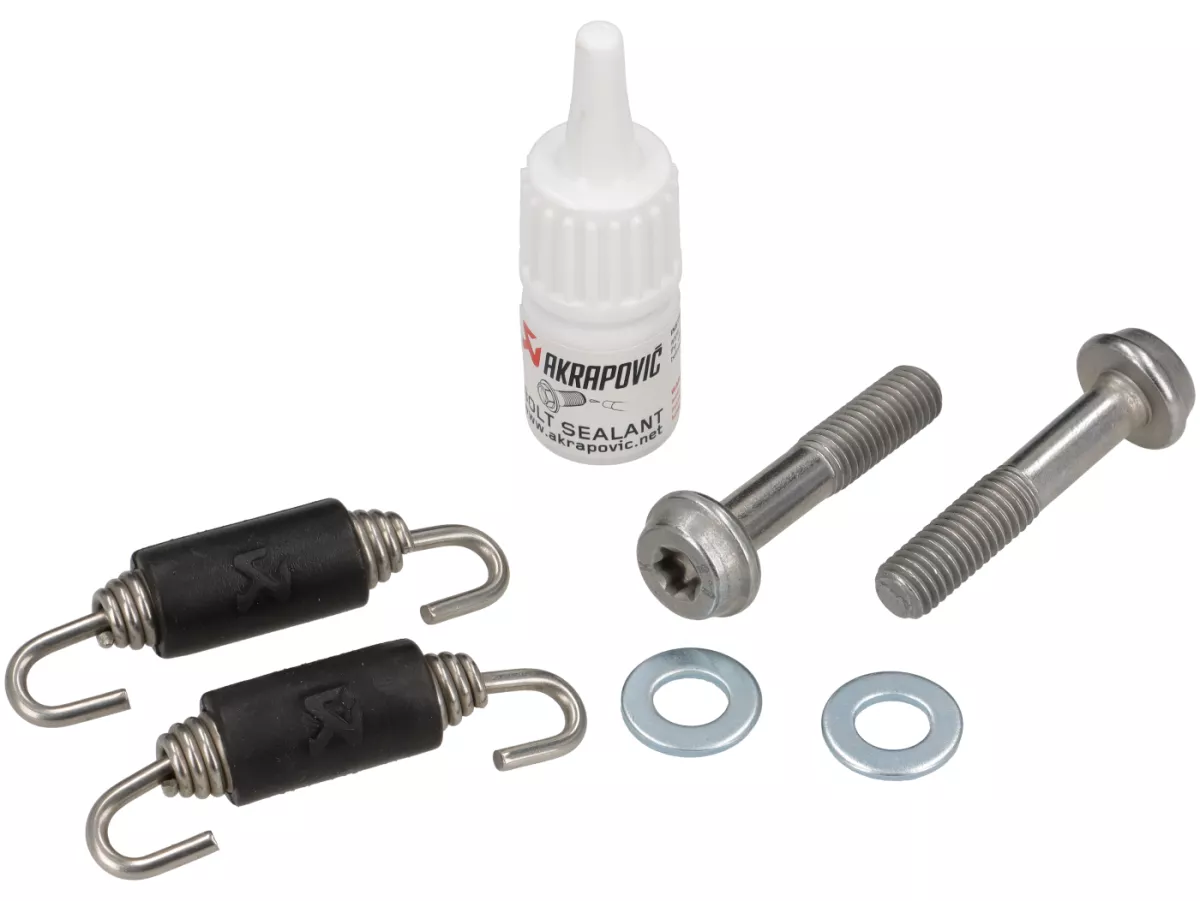 Uitlaat -AKRAPOVIC Slip-On Line (SS), Euro 5- Vespa Primavera 125 (ZAPMD1100), Vespa Primavera 150 (ZAPMD120), Vespa Sprint 125 (ZAPMD1101), Vespa Sprint 150 (ZAPMD1201) - roestvrij staal zwart