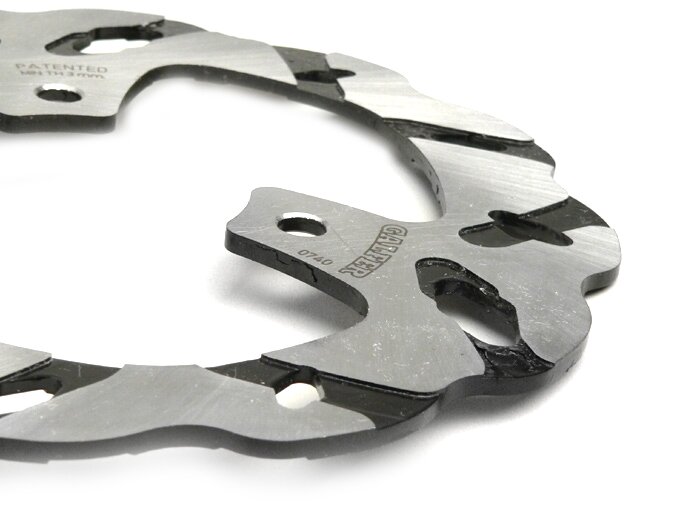 Disco freno -GALFER Wave extreme Ø190/58mm 3o- Aprilia Area 51 (h), Scarabeo 50 98- (h), Gulliver 95- (v), Rally 95- (v) Rally LC (h), SR 50 93- (v), SR Stealth (vh), SR 125 (v), Leonardo 125-150 (h), Beta Ark (v), Chrono (v), Tempo (v), Piaggio TPH 50 (