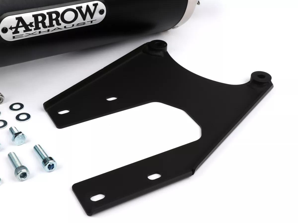 Silenziatore posteriore- ARROW Urban- Alluminio scuro- Vespa Primavera 125 (ZAPM81100) 2014-2016, Vespa Primavera 125 (ZAPM81101) 2014-2016, Vespa Primavera 125 (ZAPM81102) 2014-2016