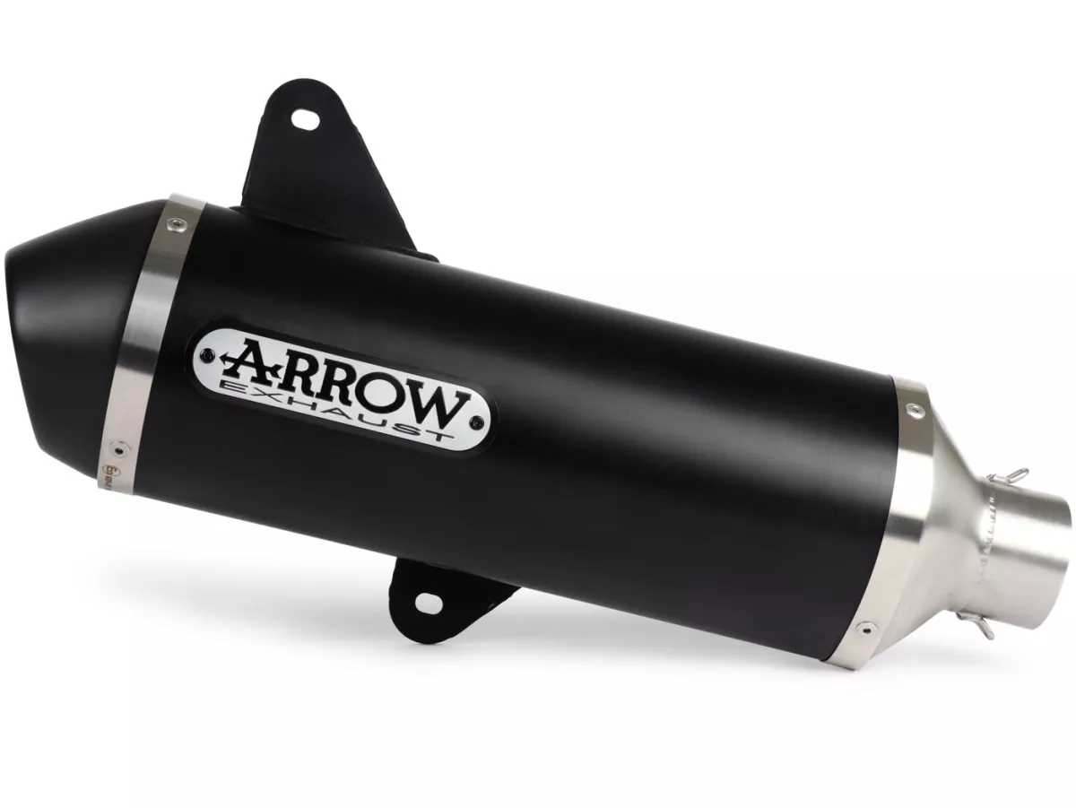 Silenziatore posteriore- ARROW Urban- Alluminio scuro- Vespa GTS 125 (ZAPM31300) 2008-2016, Vespa GTS 125 (ZAPM45300) 2008-2016, Vespa GTS 125 (ZAPM45301) 2008-2016, Vespa GTS 250 (ZAPM45100) 2008-2016, Vespa GTS 250 (ZAPM45101) 2008-2016, Vespa GTS 300 (