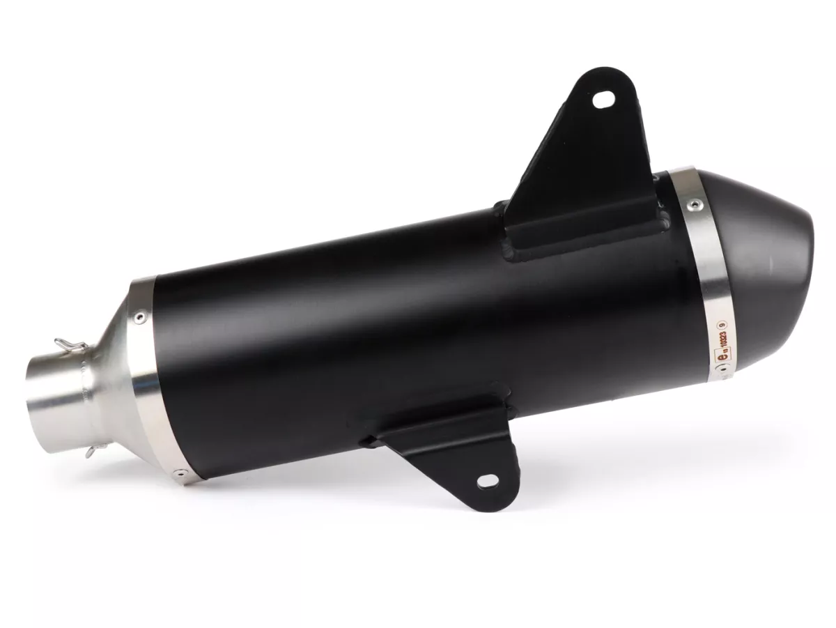 Silenziatore posteriore- ARROW Urban- Alluminio scuro- Vespa GTS 125 (ZAPM31300) 2008-2016, Vespa GTS 125 (ZAPM45300) 2008-2016, Vespa GTS 125 (ZAPM45301) 2008-2016, Vespa GTS 250 (ZAPM45100) 2008-2016, Vespa GTS 250 (ZAPM45101) 2008-2016, Vespa GTS 300 (