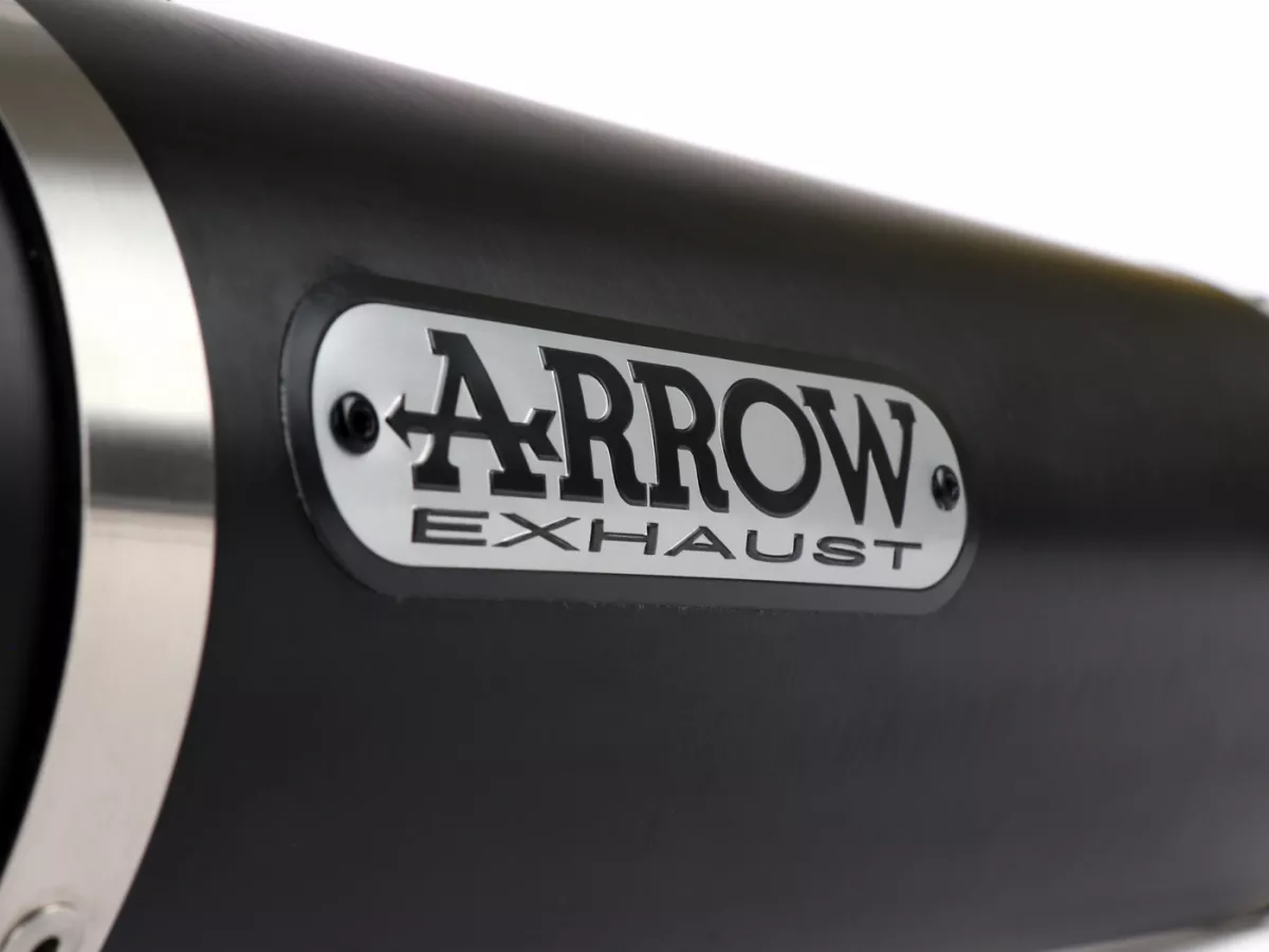 Silenziatore posteriore- ARROW Urban- Alluminio scuro- Vespa GTS 125 (ZAPM31300) 2008-2016, Vespa GTS 125 (ZAPM45300) 2008-2016, Vespa GTS 125 (ZAPM45301) 2008-2016, Vespa GTS 250 (ZAPM45100) 2008-2016, Vespa GTS 250 (ZAPM45101) 2008-2016, Vespa GTS 300 (
