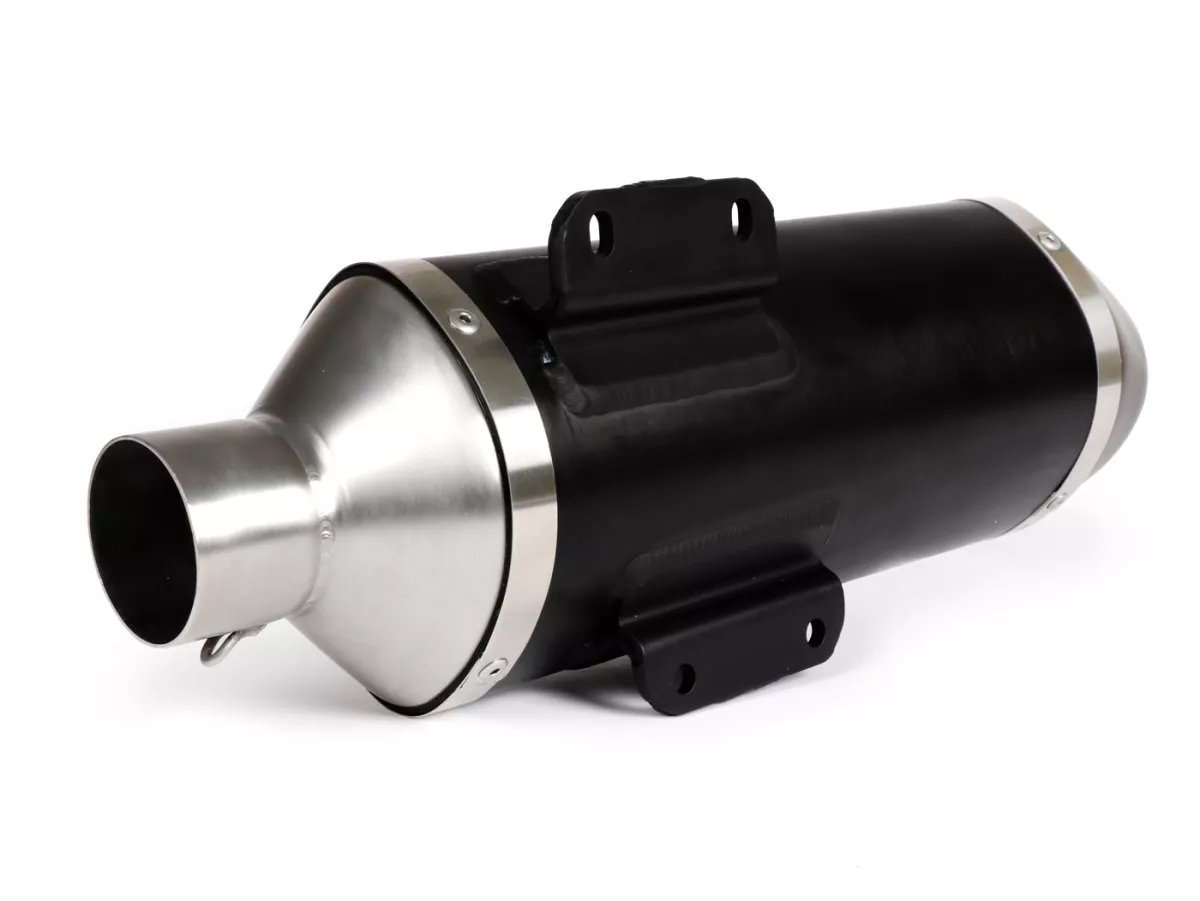 Silenziatore posteriore- ARROW Urban- Alluminio scuro- Vespa Sprint 125i IGET (ZAPMA13) 2017-, Vespa Primavera 125i IGET (ZAPMA11) 2017-.